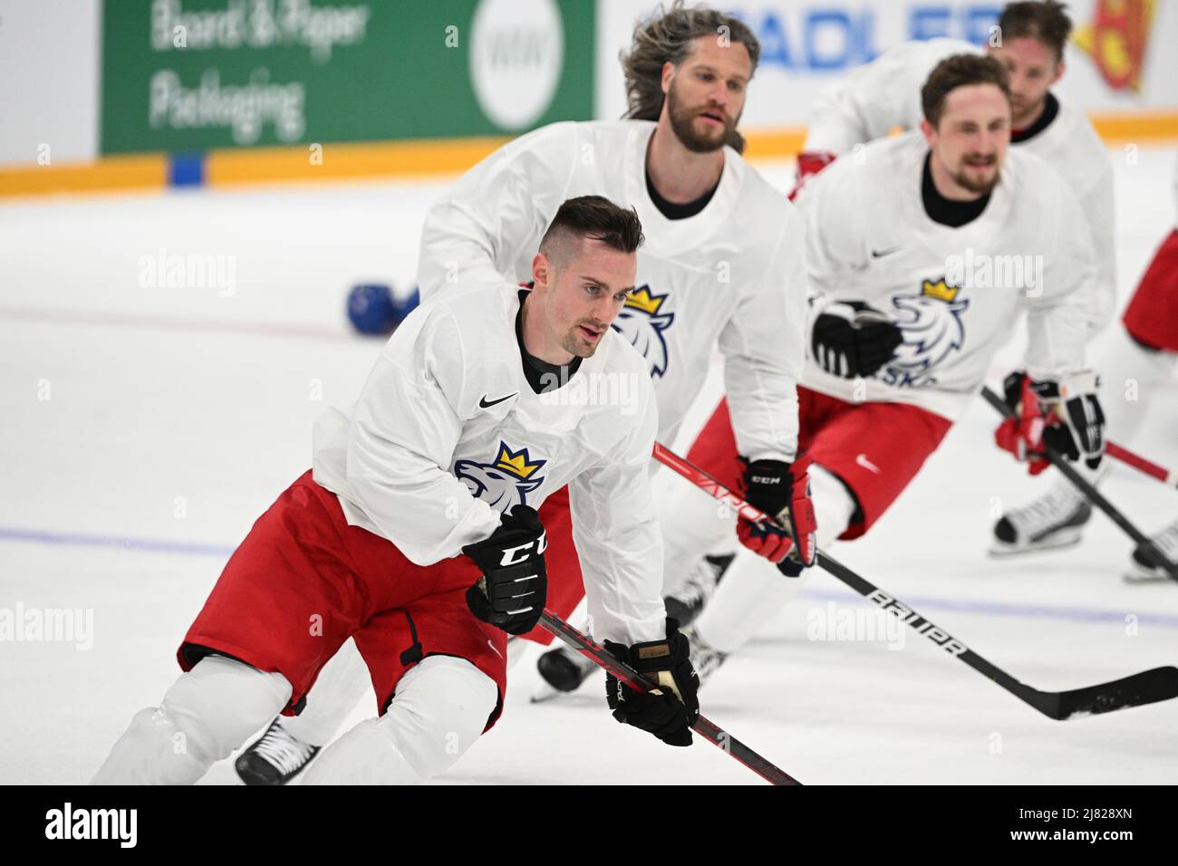 Tampere, Finland. 12th May, 2022. Czech ice hockey player Jakub Flek