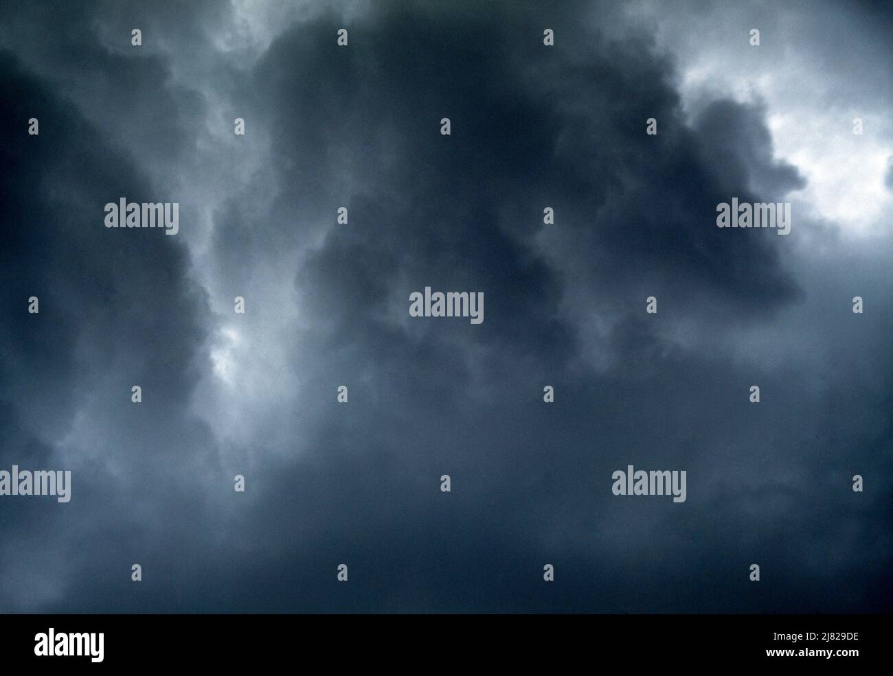 Stormy Grey Clouds Stock Photo