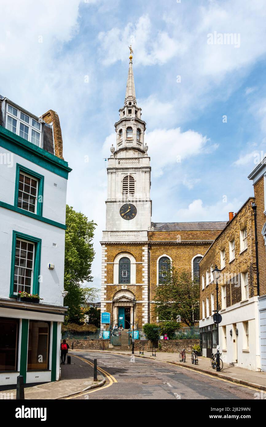 St James Church, an Anglican parish church in Clerkenwell, London, UK Stock Photo