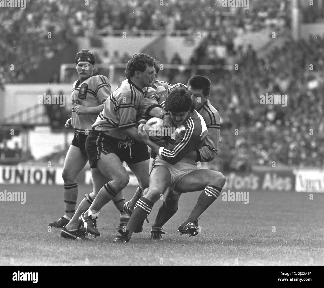 Castleford v Hull K.R. 1986 Stock Photo