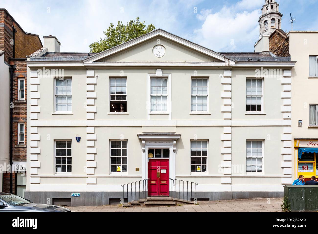 The Marx Memorial Library, a Grade II listed building in Clerkenwell, London, UK. Stock Photo