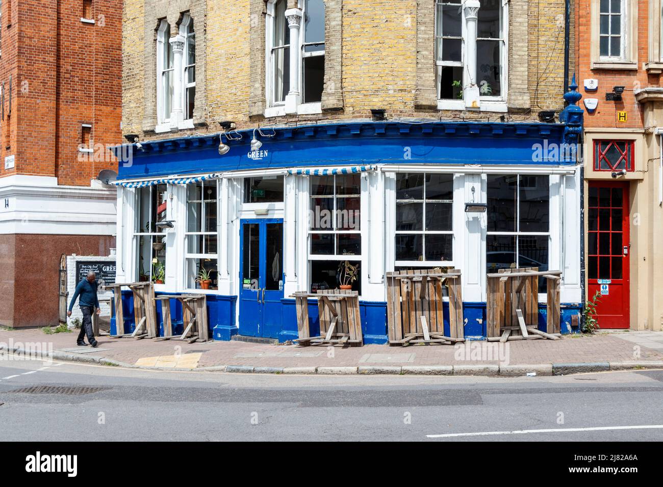 The Green, a pub in Clerkenwell Green, London, UK Stock Photo