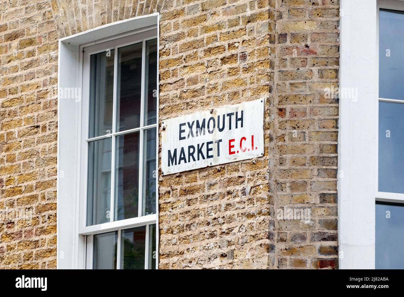 Exmouth Market, home to a numerous  restaurants, cafes and bars, as well as independent book, record and gift shops, Clerkenwell, London, UK Stock Photo