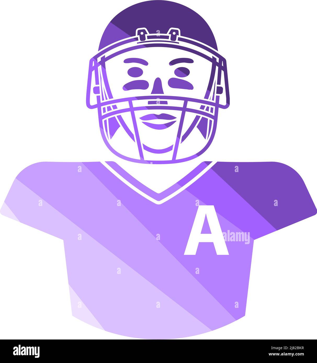 Watercolor style football player icon Stock Vector Image & Art - Alamy