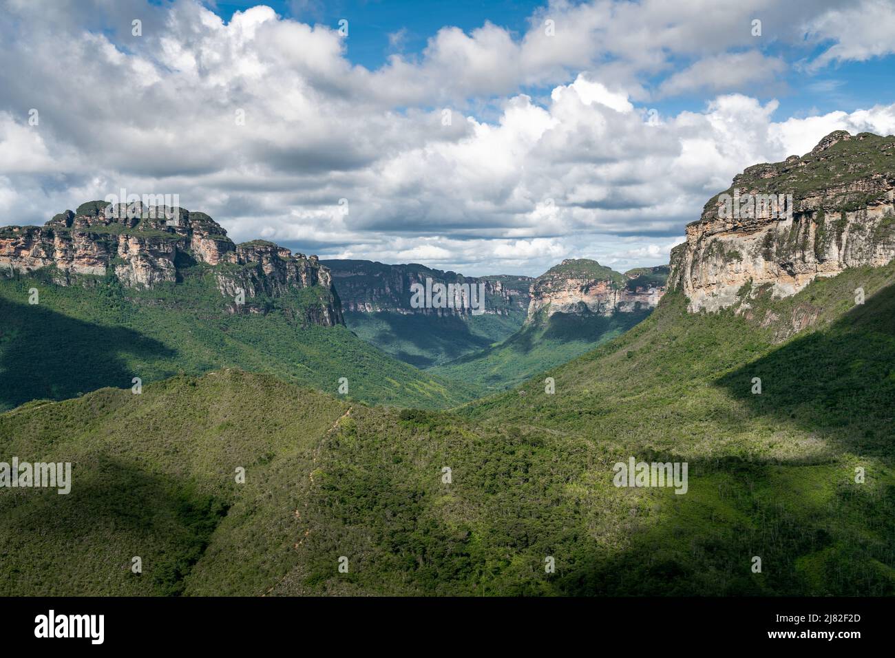 Vale do Pati (Pati Valley), Chapada Diamantina National Park, Bahia, northeastern Brazil, South America. Stock Photo