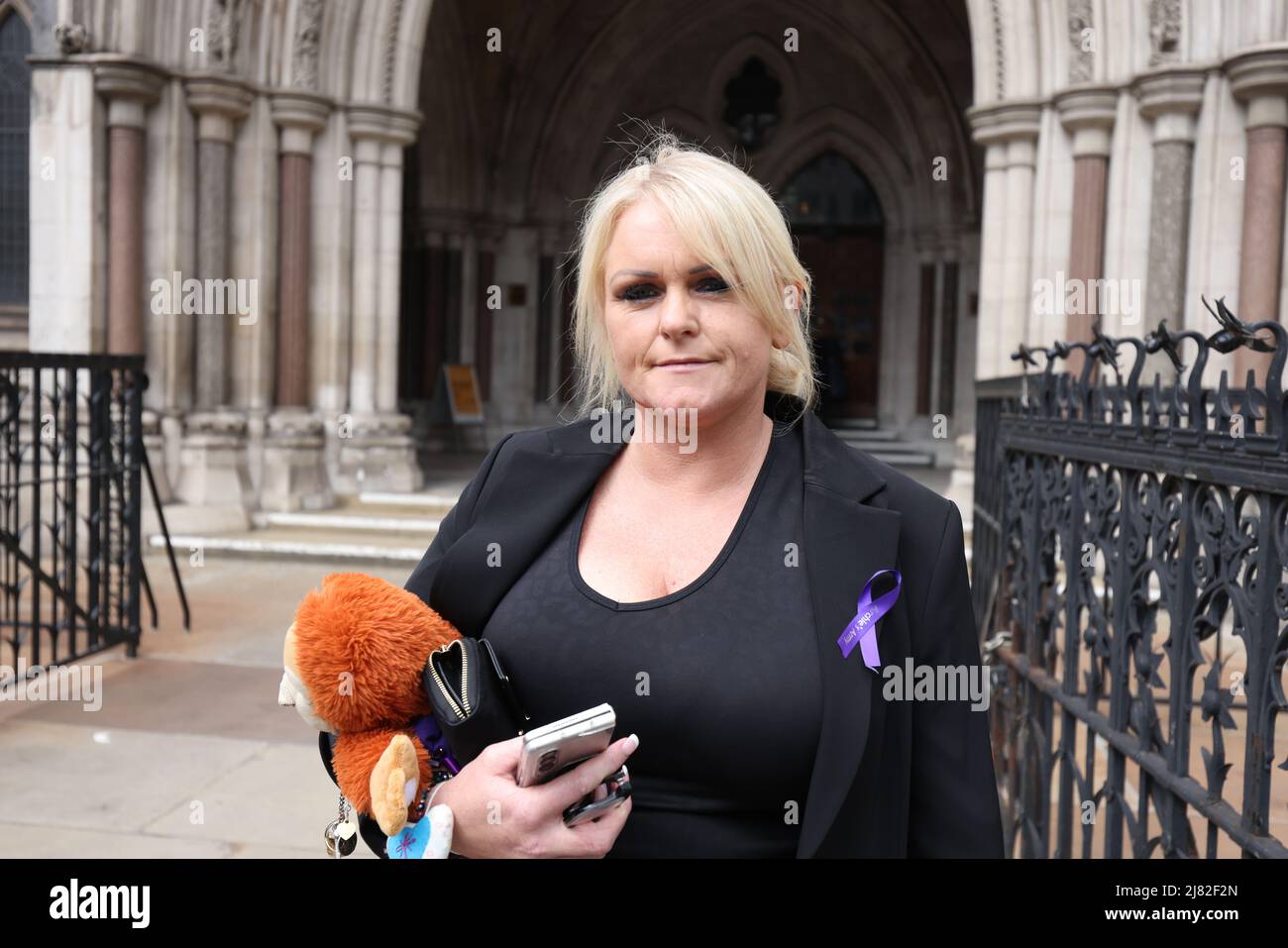 Mother of Archie Battersbee, Hollie Dance, outside the High Court