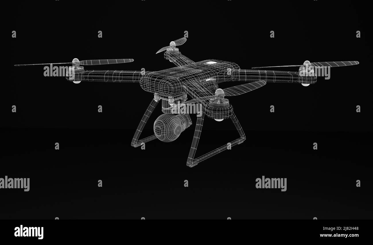 3d airport model illustration vector Black and White Stock Photos ...