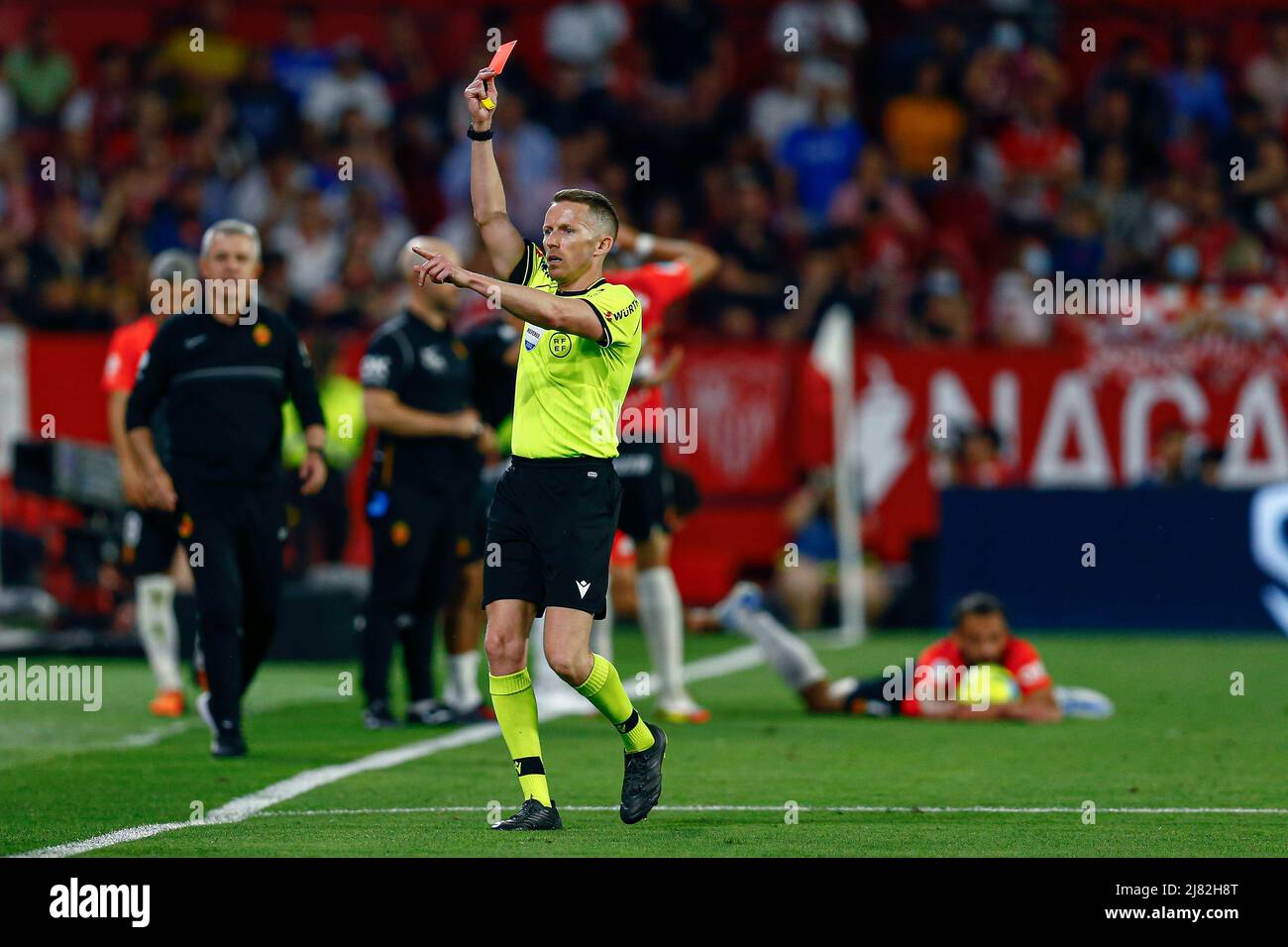 The referee Guillermo Cuadra Fernandez during the La Liga match between