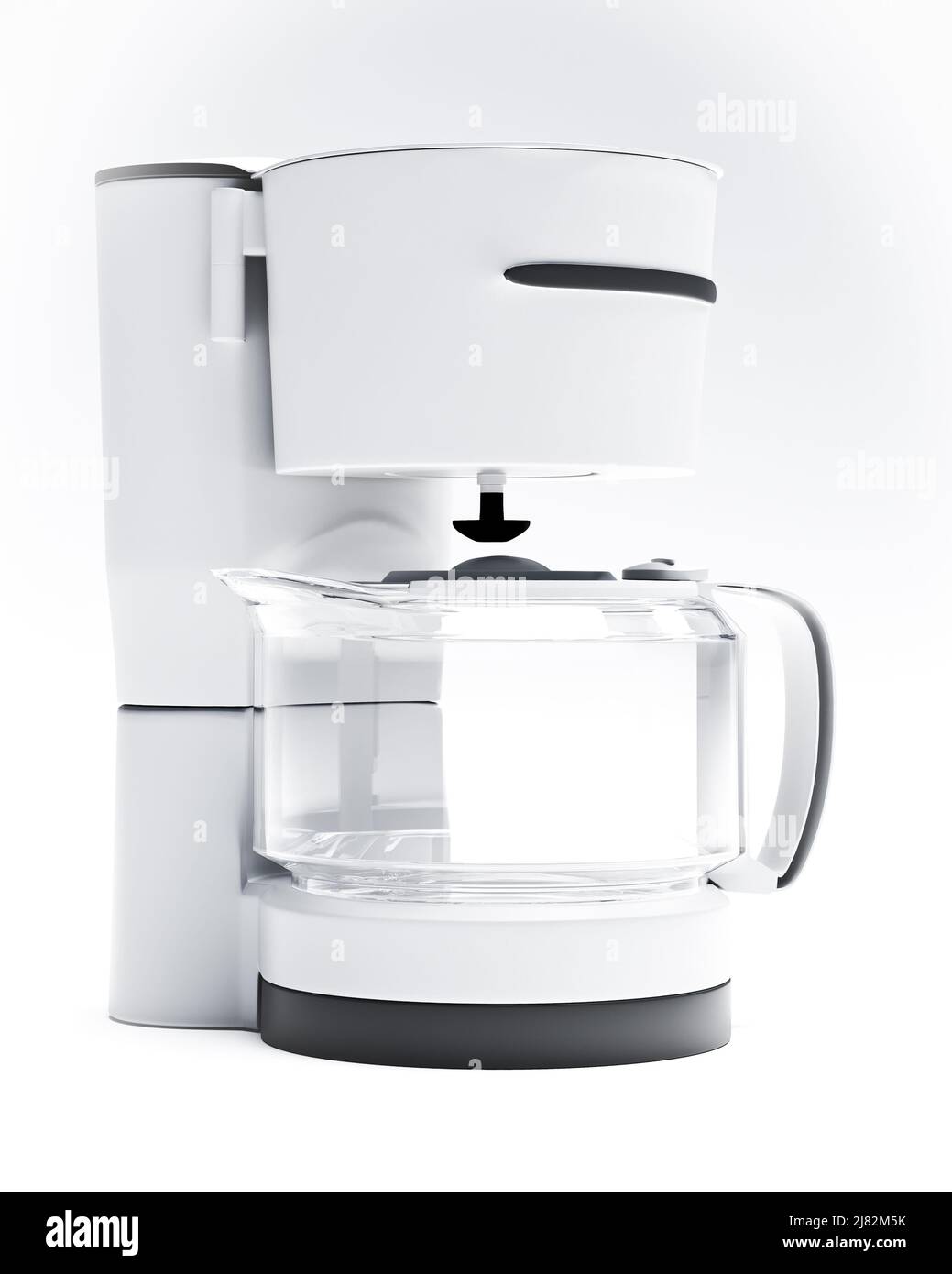 Coffee maker oven isolated on white background Stock Photo Alamy