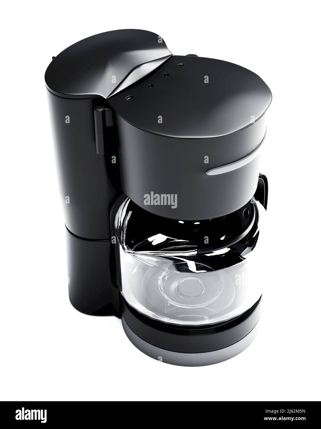 Coffee maker oven isolated on white background Stock Photo Alamy