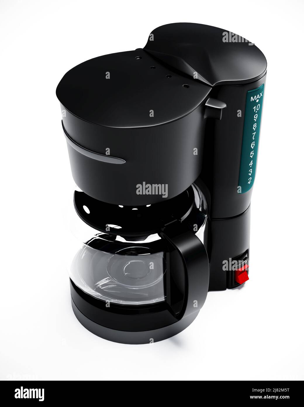 Coffee maker oven isolated on white background Stock Photo Alamy