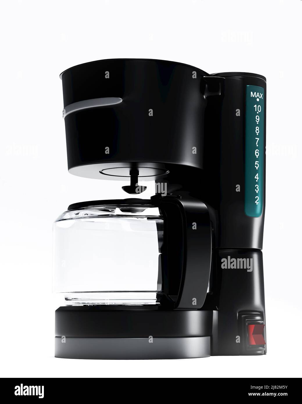 Coffee maker oven isolated on white background Stock Photo Alamy