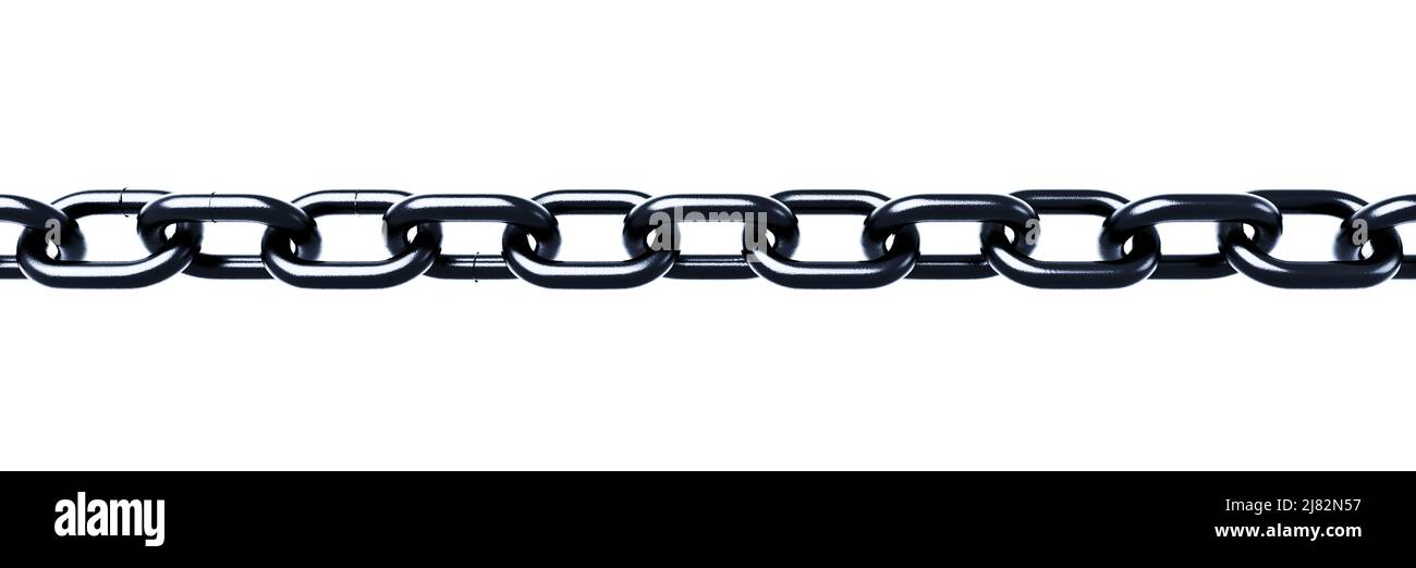 3d model chain isolated on white background Stock Photo - Alamy
