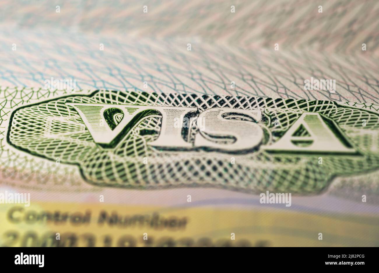 Us visa and passport hi-res stock photography and images - Alamy
