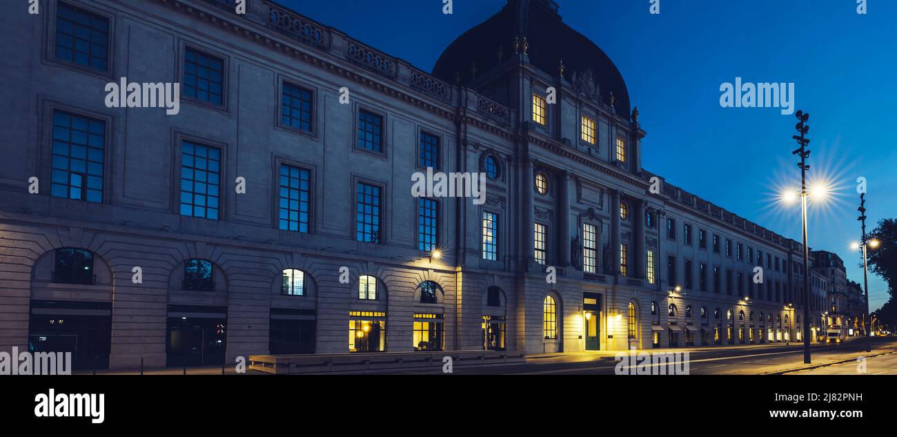 Famous hotel dieu building hi-res stock photography and images - Alamy