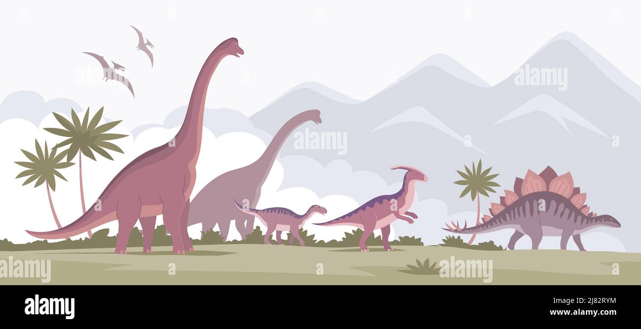 Jurassic period Stock Vector Images - Alamy