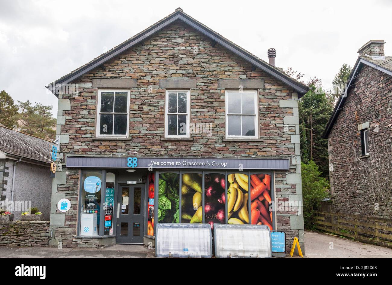 Coop shop in Grasmere,Lake District,England,UK Stock Photo Alamy