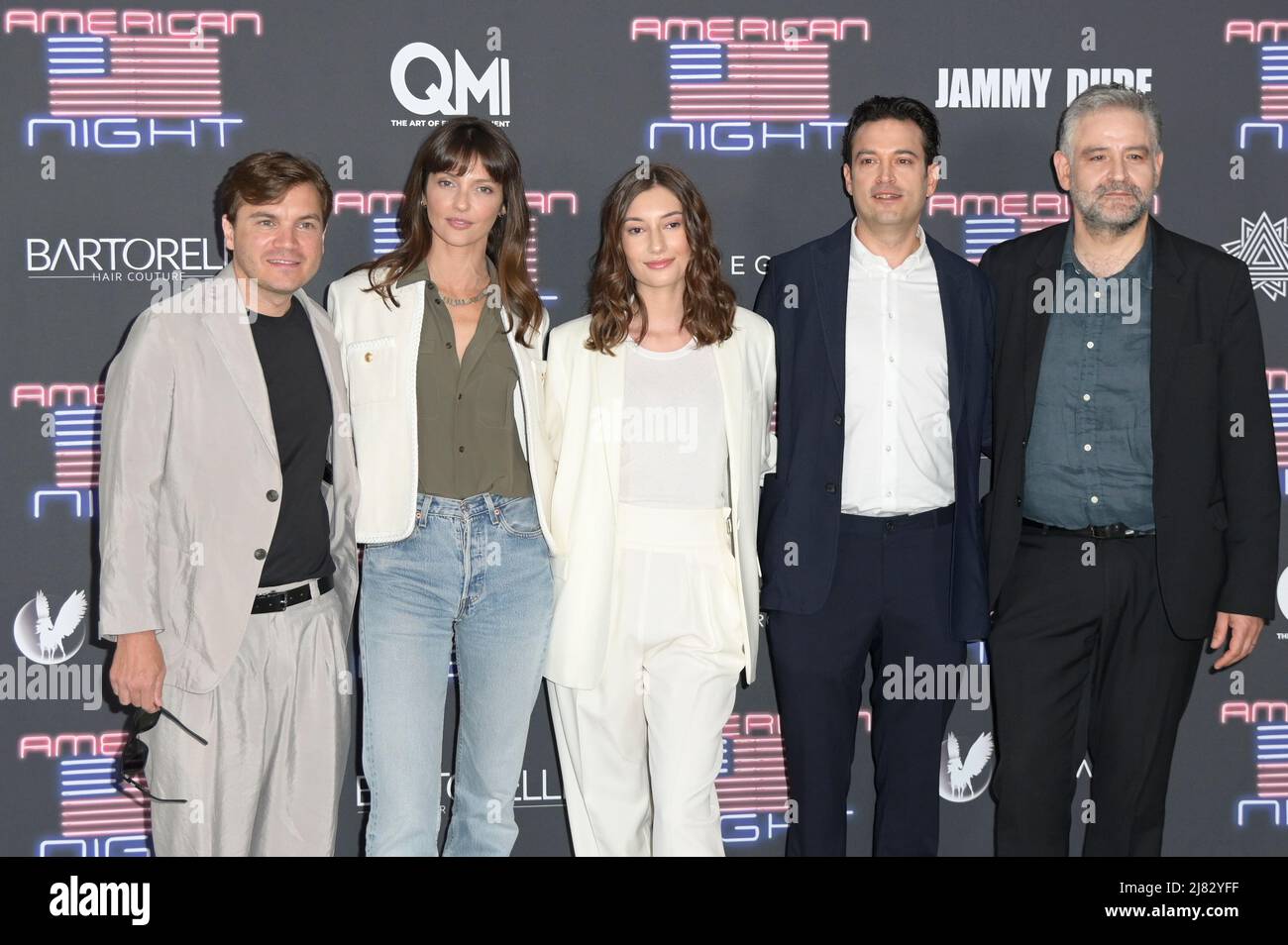 Rome, Italy. 12th May, 2022. (From L-R) Emile Hirsch, Annabelle ...