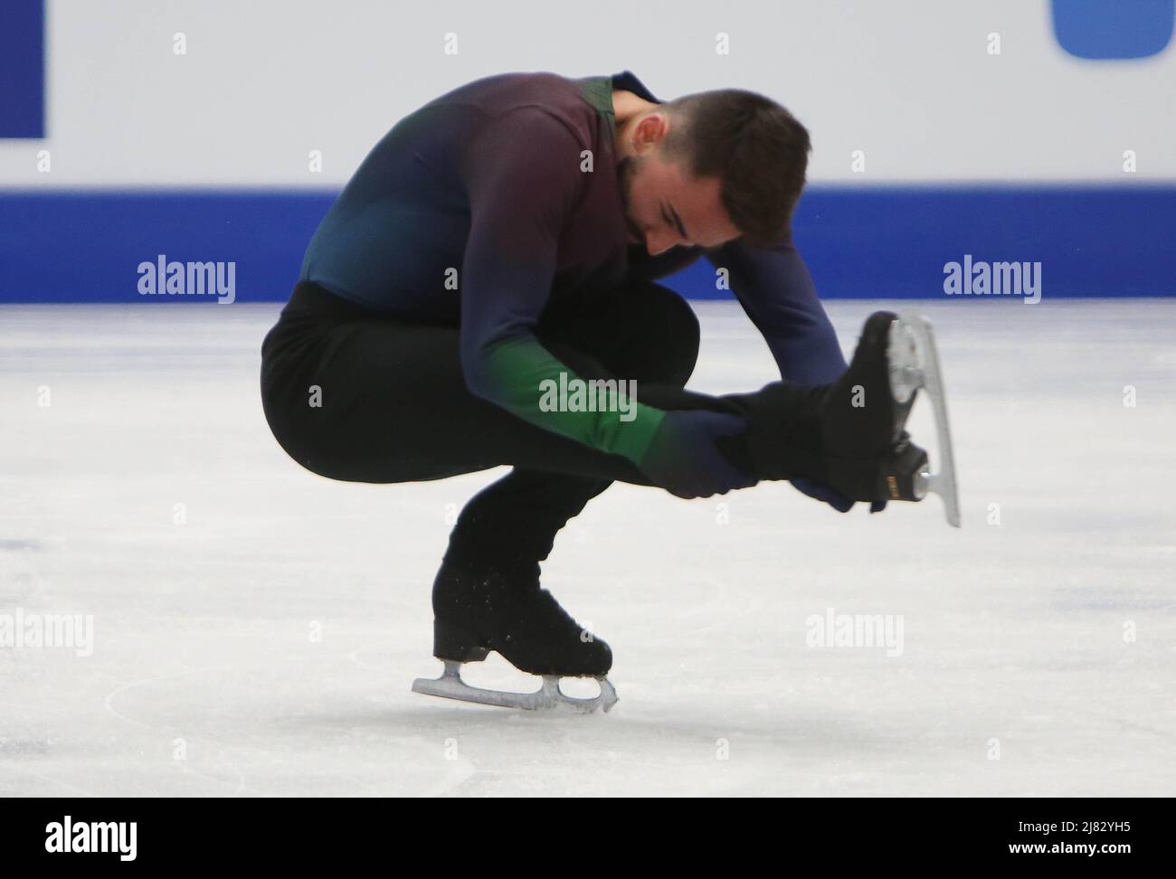 Kevin Aymoz of France during the ISU World Figure Skating Championships 2022 on March 21, 2022