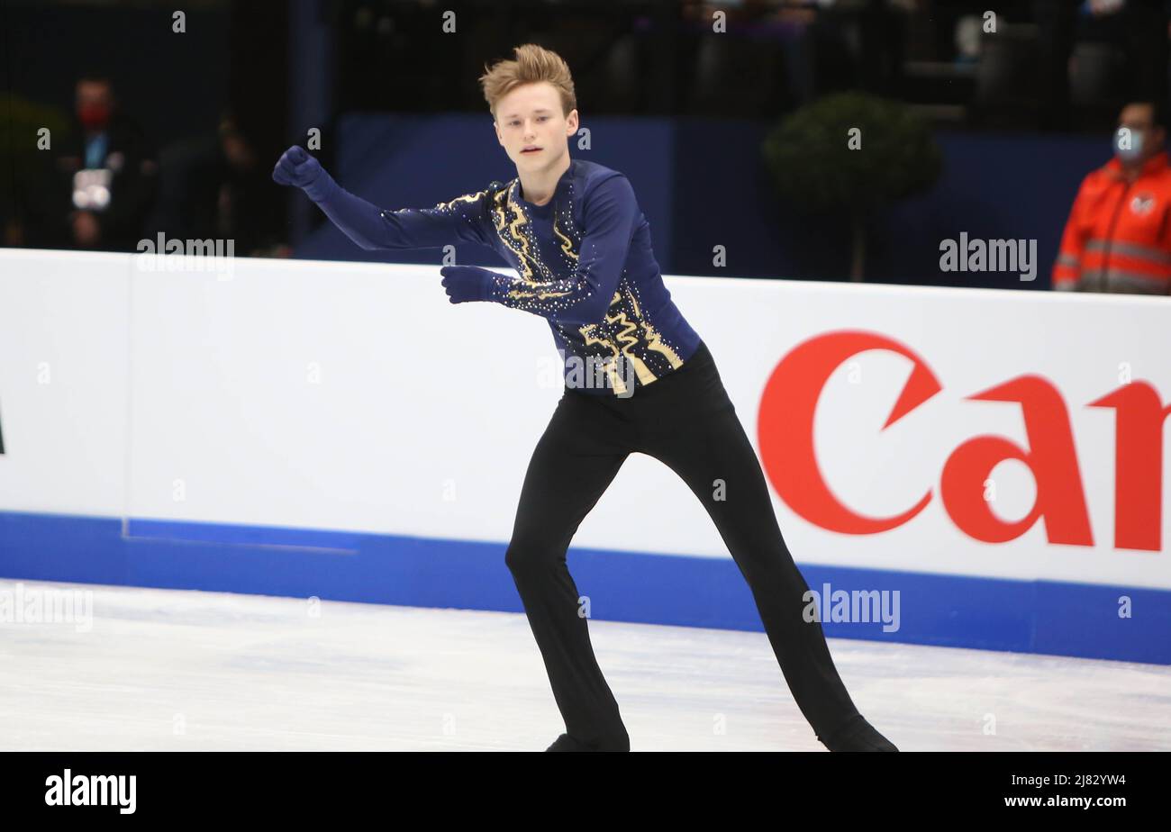 Ilia Malinin of USA during the ISU World Figure Skating Championships