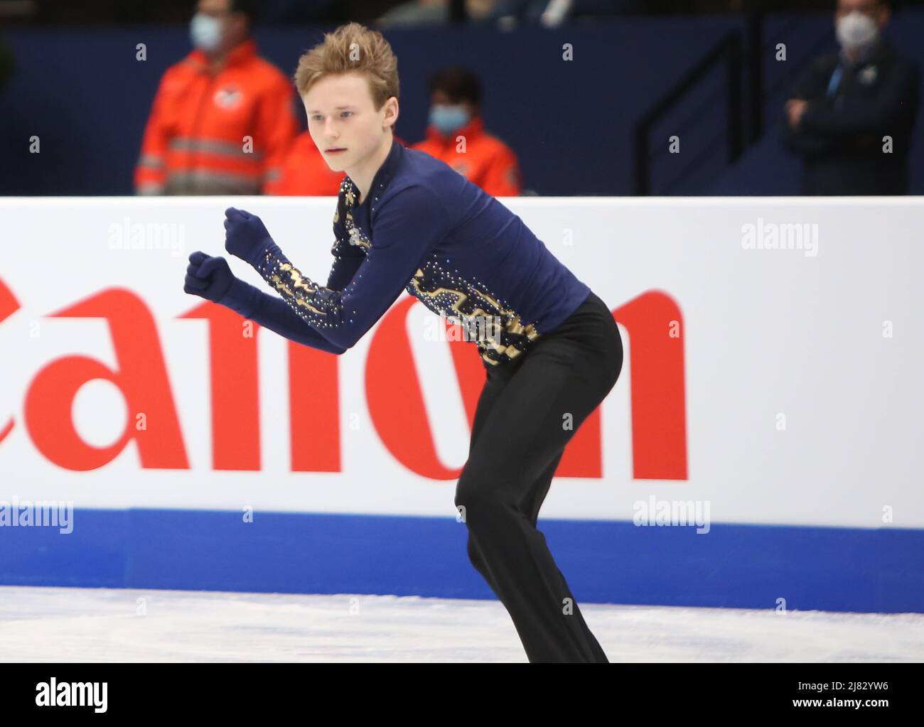 Ilia Malinin of USA during the ISU World Figure Skating Championships