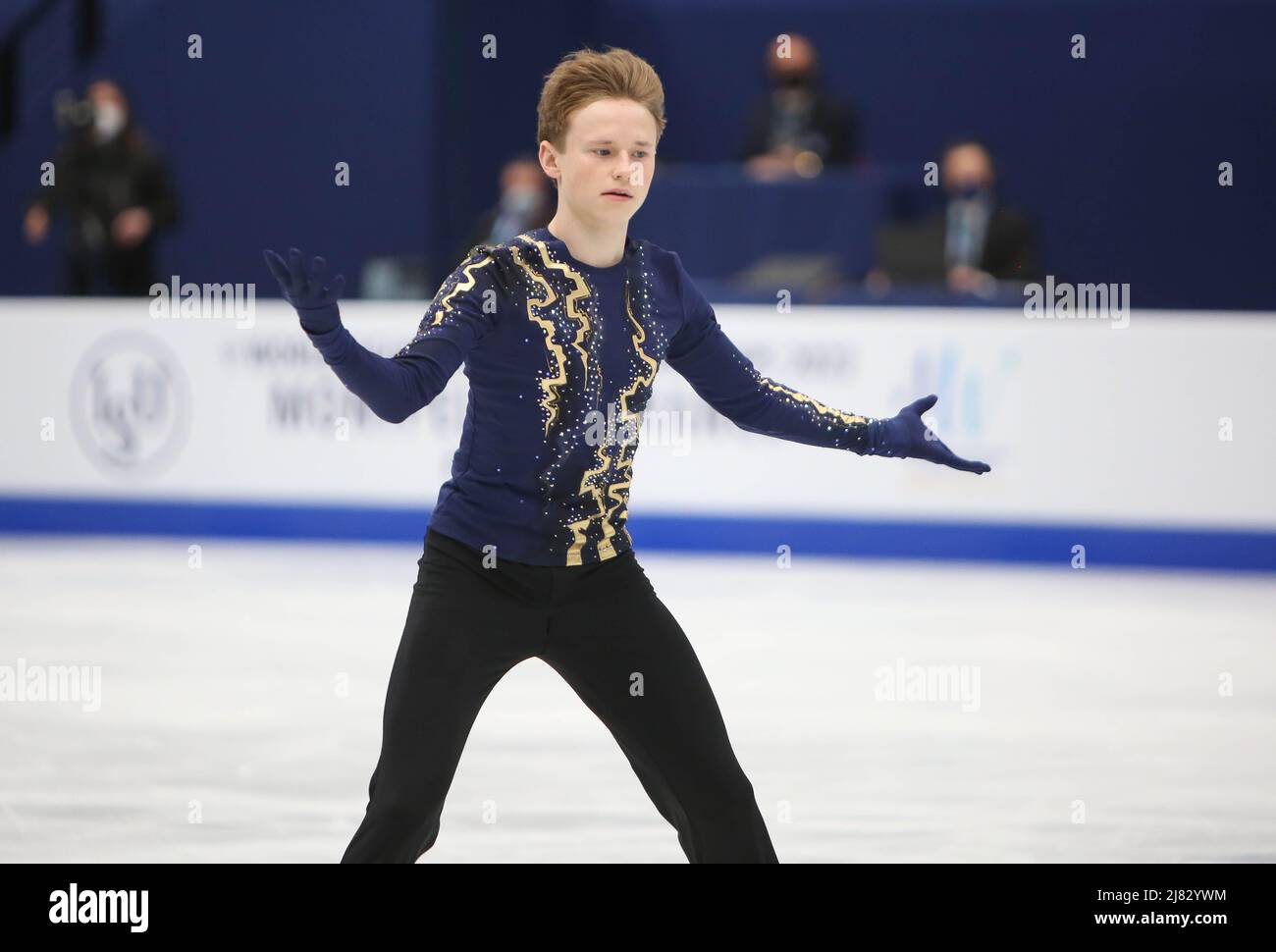 Ilia Malinin of USA during the ISU World Figure Skating Championships