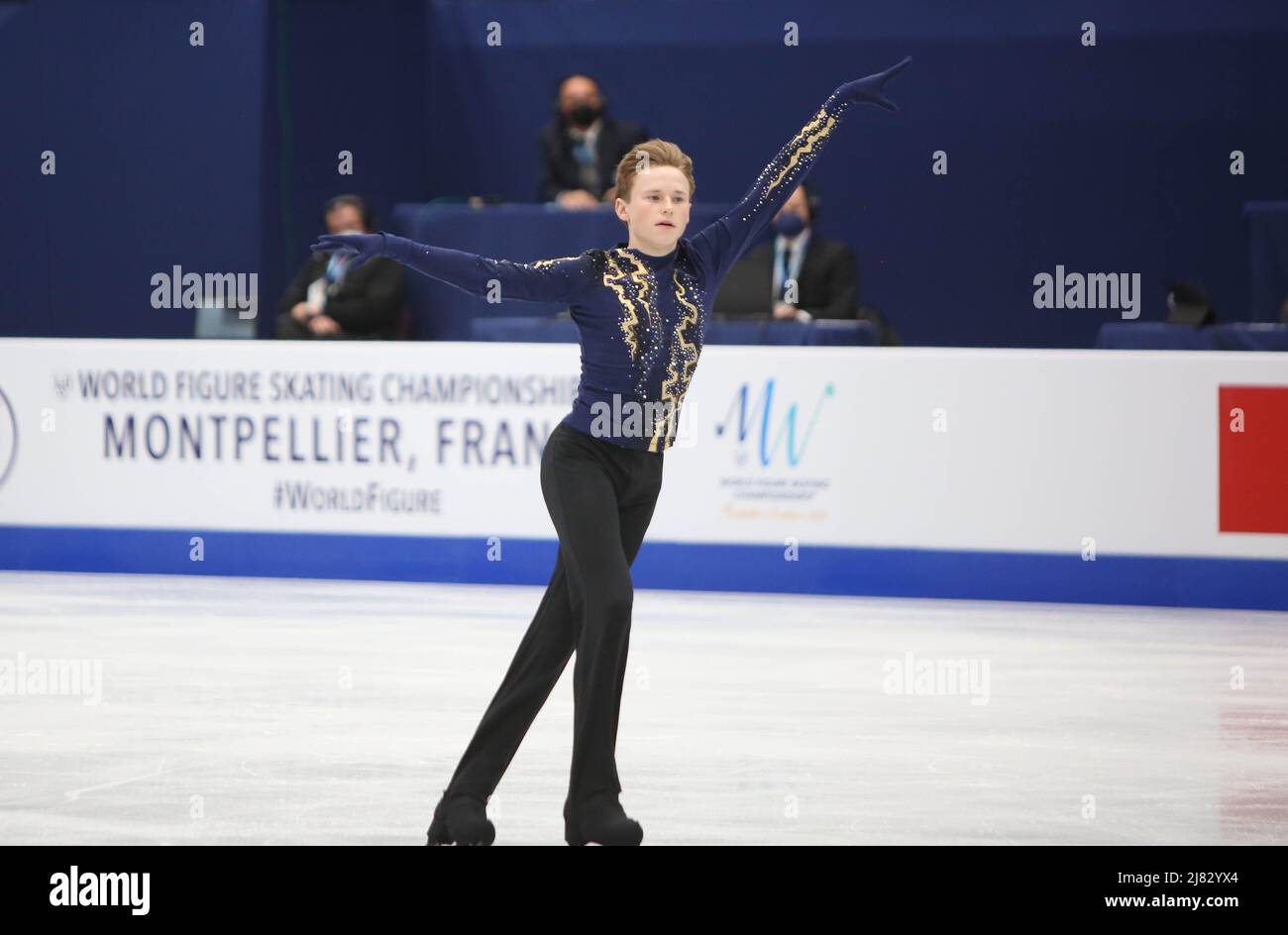 Ilia Malinin of USA during the ISU World Figure Skating Championships
