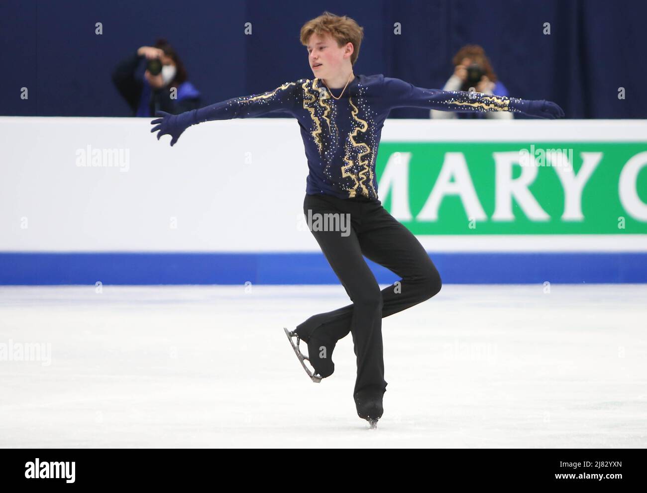 Ilia Malinin of USA during the ISU World Figure Skating Championships