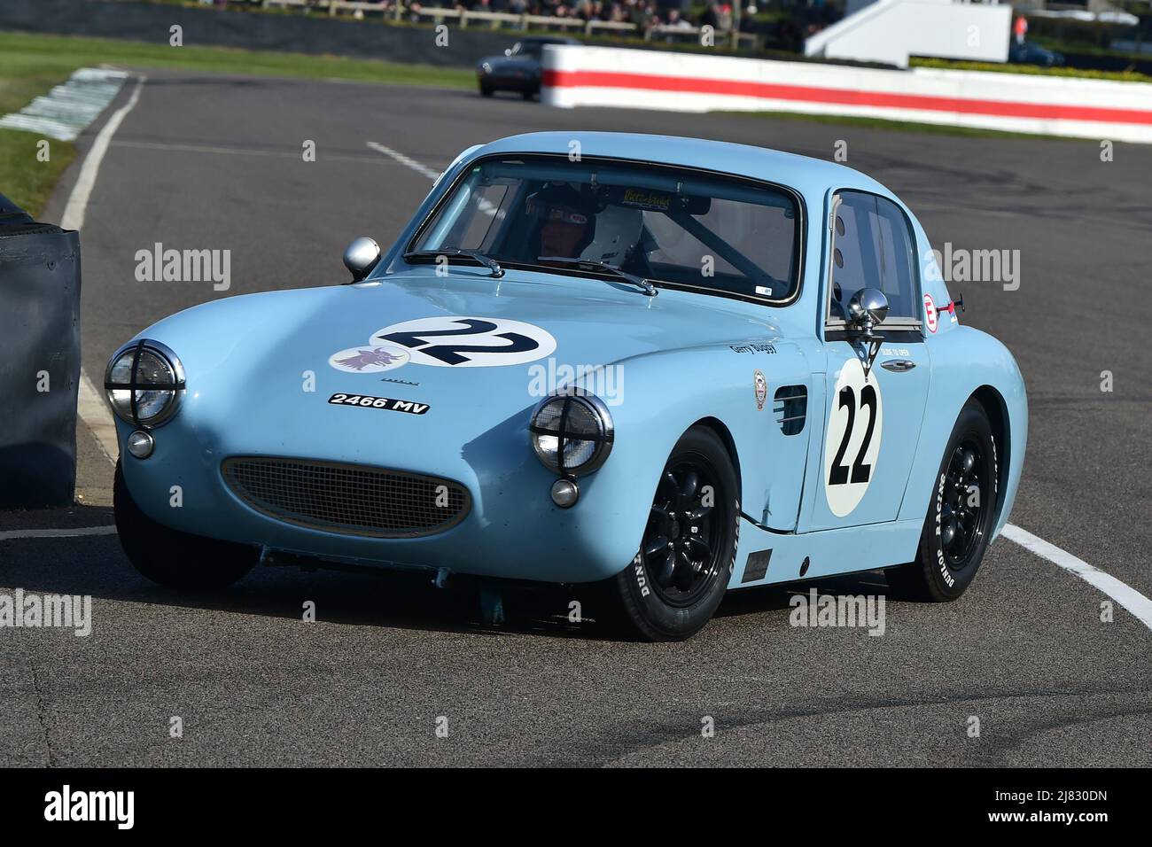 Gerry Buggy, Austin Healey Sebring Sprite, Weslake Cup, a single driver twenty minute race for Sports and GT cars with a BMC ‘A’ engine that raced in Stock Photo