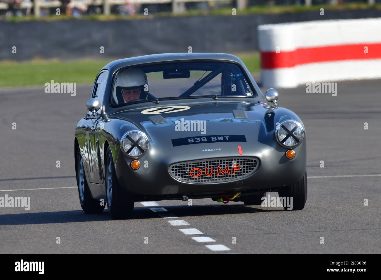 Ding Boston, Austin Healey Sebring Sprite, Weslake Cup, a single driver twenty minute race for Sports and GT cars with a BMC ‘A’ engine that raced in Stock Photo