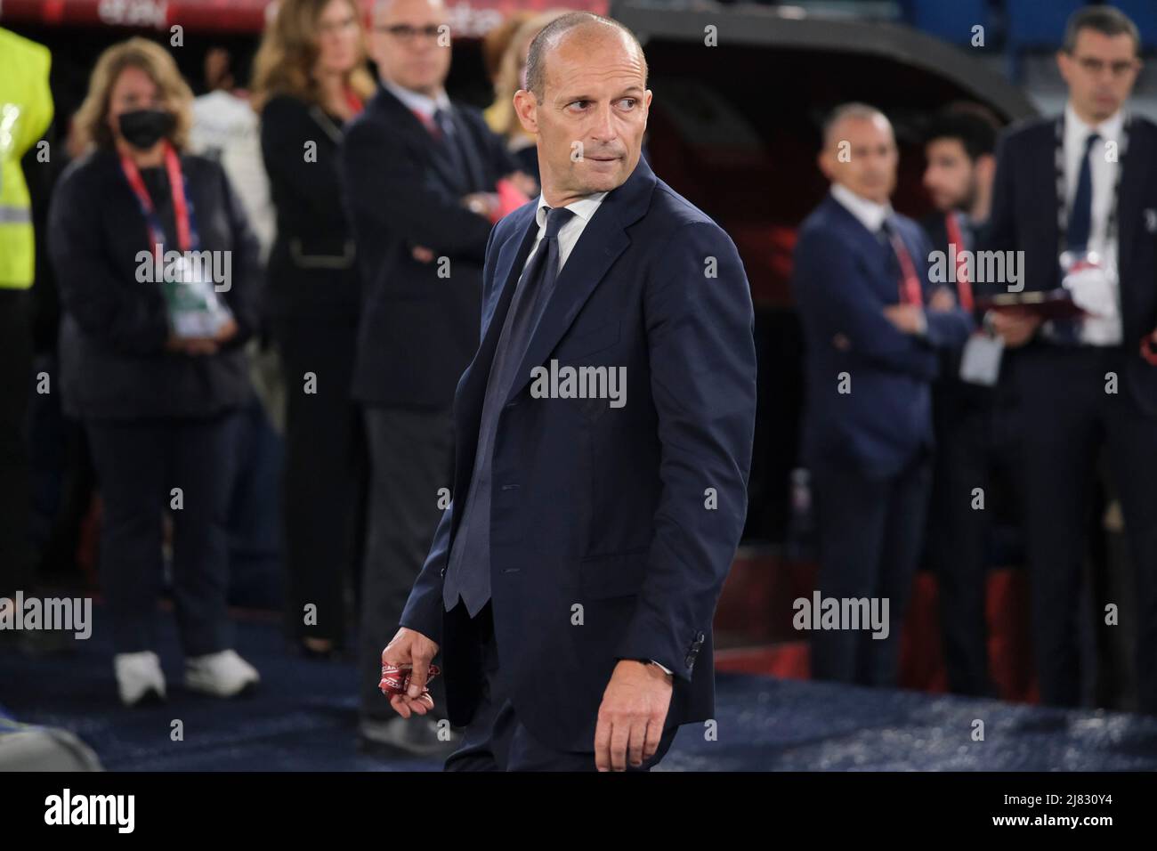 during the Coppa Italia final between Juventus Vs Inter at the Olimpico Stadium Rome, centre Italy, on May 11, 2022. Stock Photo