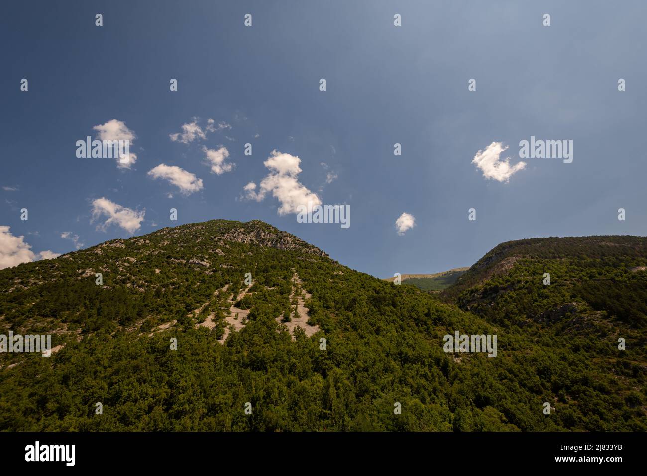 Mountains of the Maiella National Park. Summer landscape Stock Photo