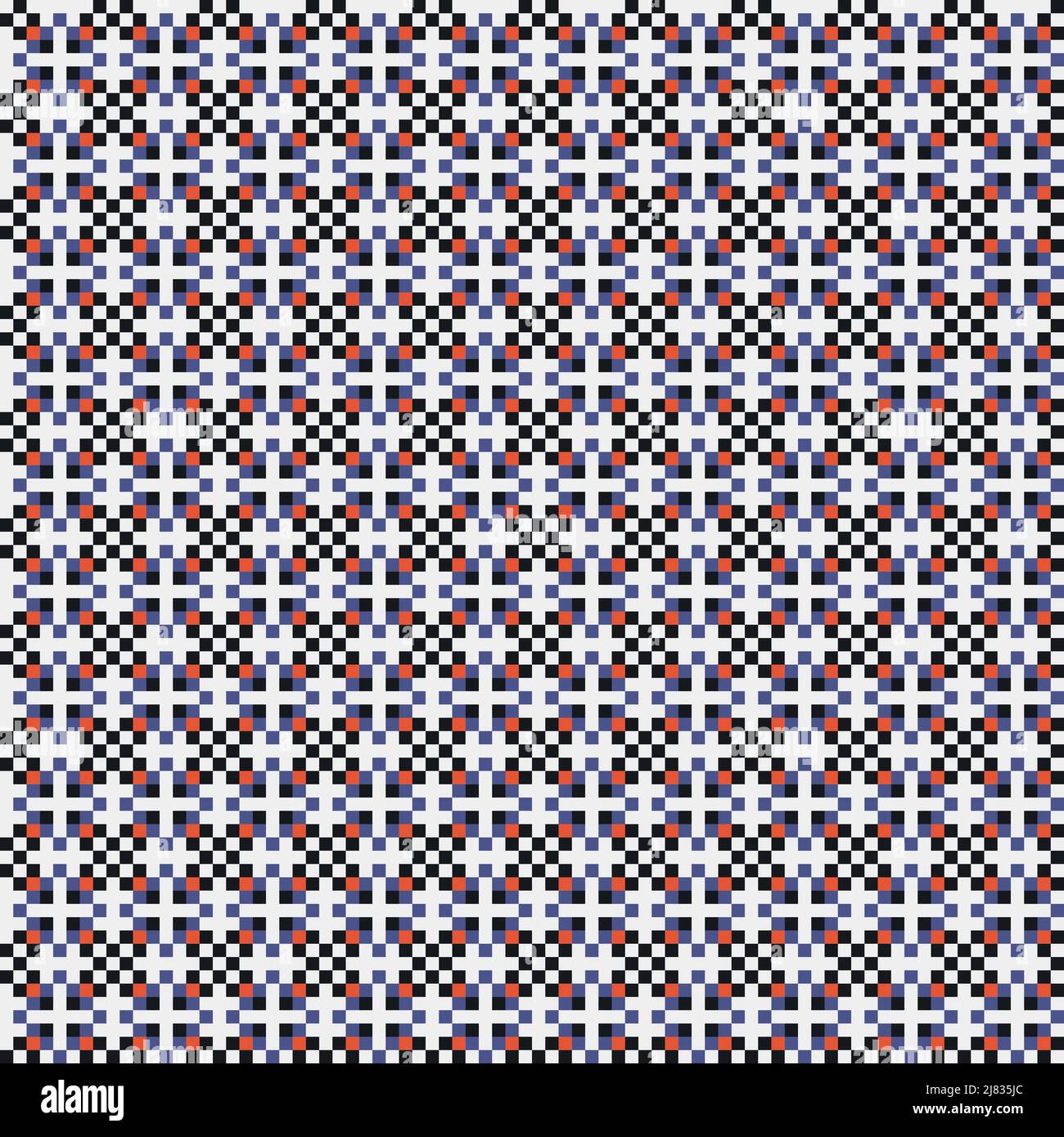Abstract Cross-Pattern Dotted generative computational art illustration ...