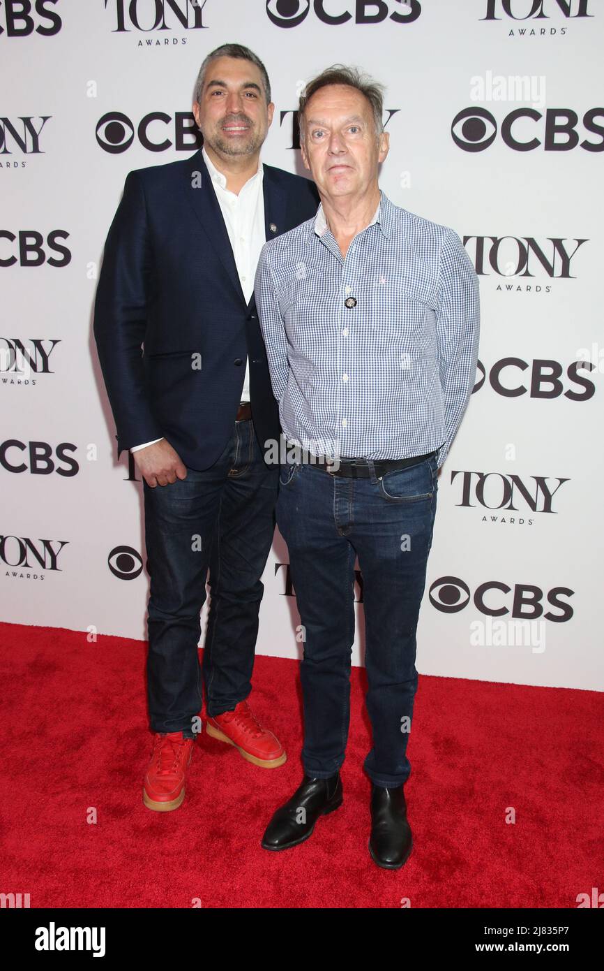 New York, NY, USA. 12th May, 2022. Tristan Baker and Charlie Parsons at the 75th Annual Tony Awards Meet The Nominees Press Event at Sofitel New York City on May 12, 2022. Credit: Rw/Media Punch/Alamy Live News Stock Photo