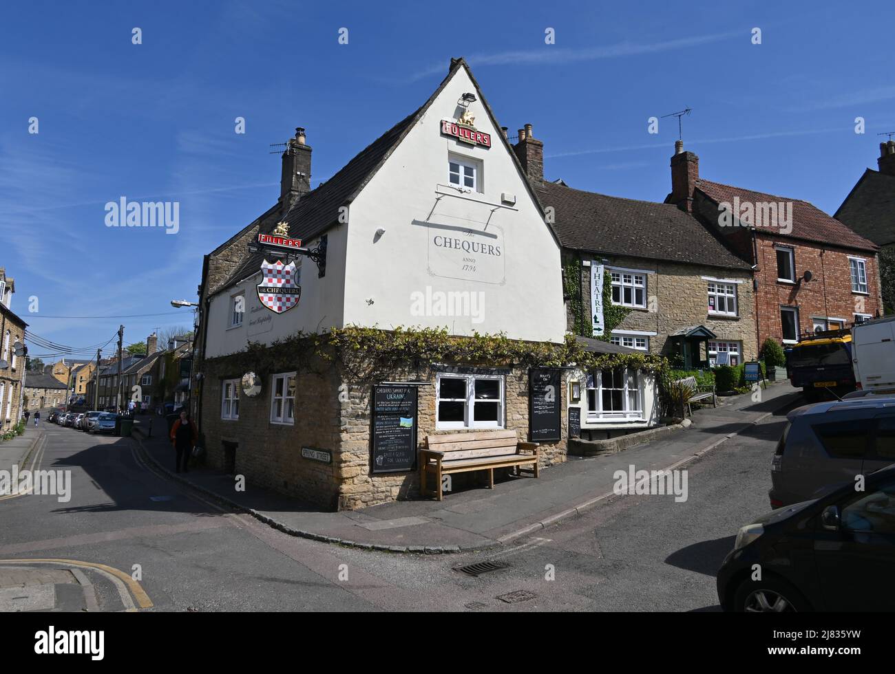 The Chequers Inn, Goddards Lane, Chipping Norton, Oxfordshire Stock Photo