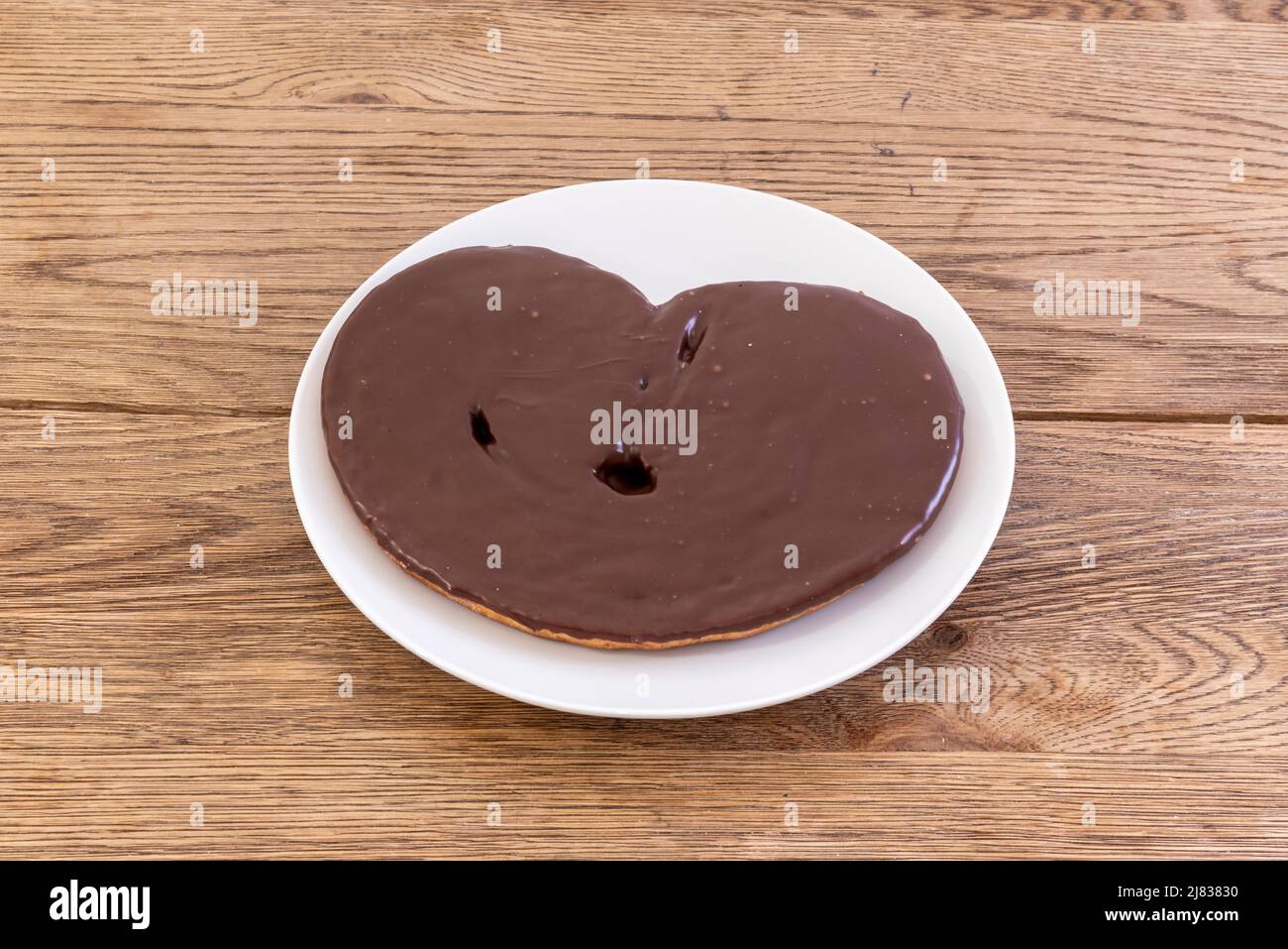 Chocolate palm tree It is a piece of pastry, made of puff pastry