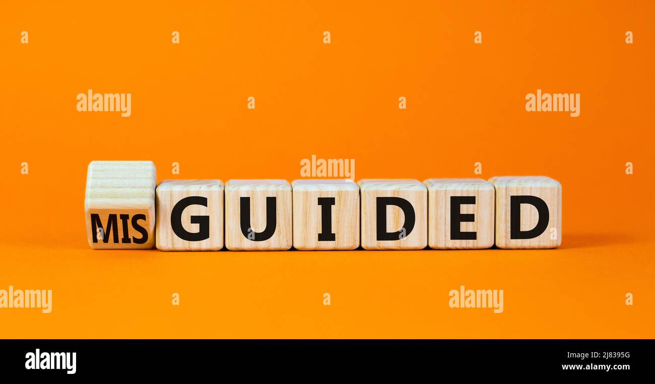 Guided or misguided symbol. Turned wooden cubes and changed the concept ...