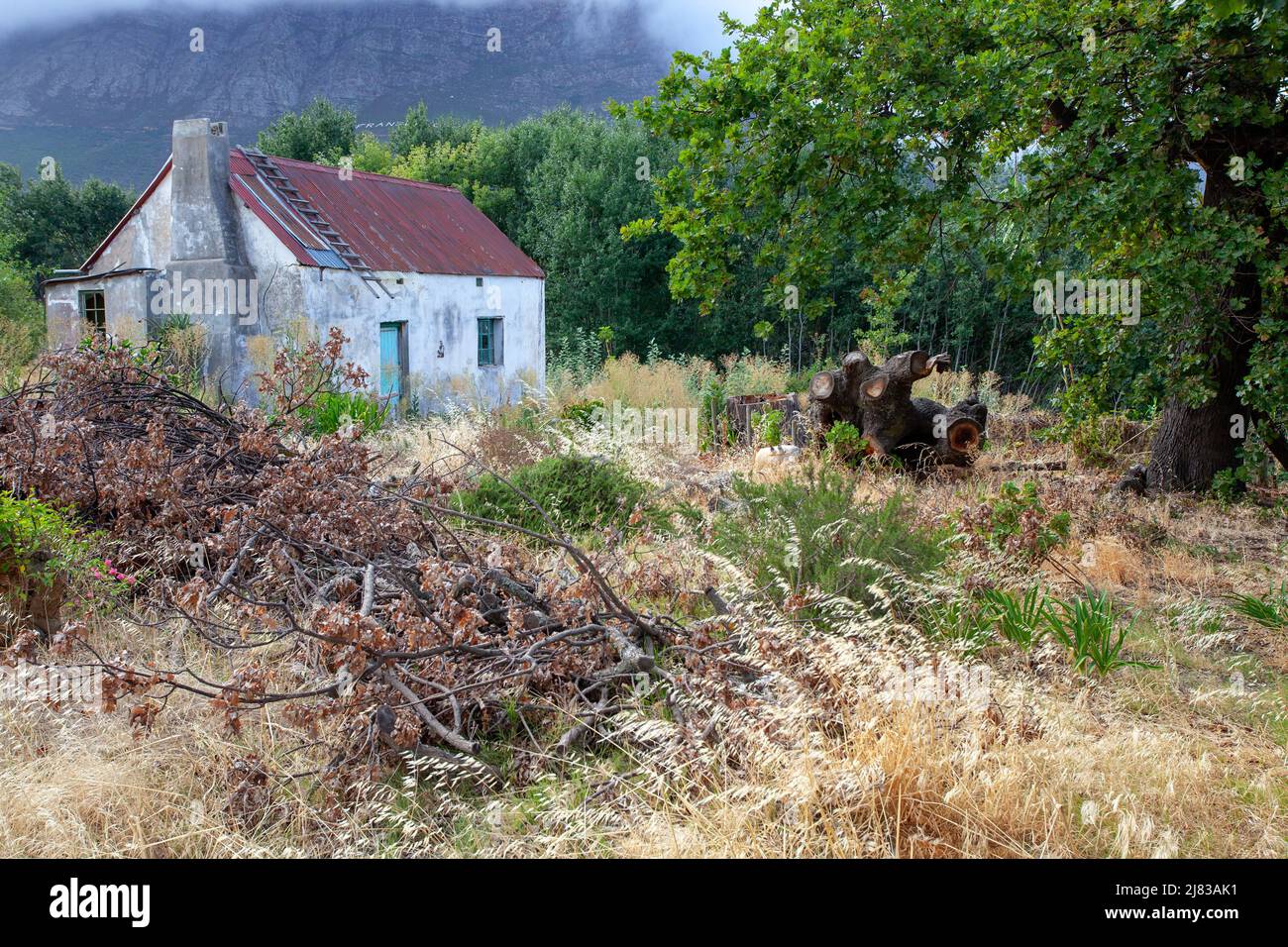 Rustic old farm house Before the