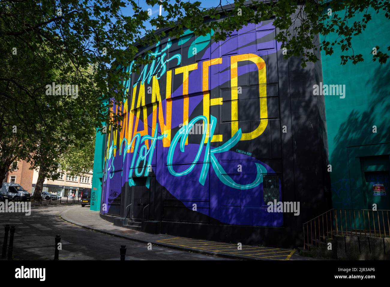 New paint job on the old Bank of England building to support Bristol