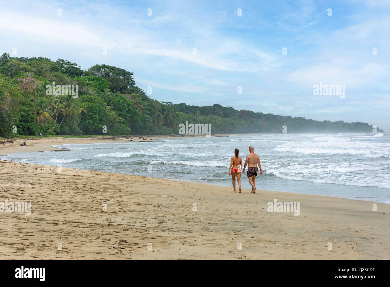 Playa Grande, Parque Nacional Manzanillo, Limón Province, Republic of Costa Rica Stock Photo