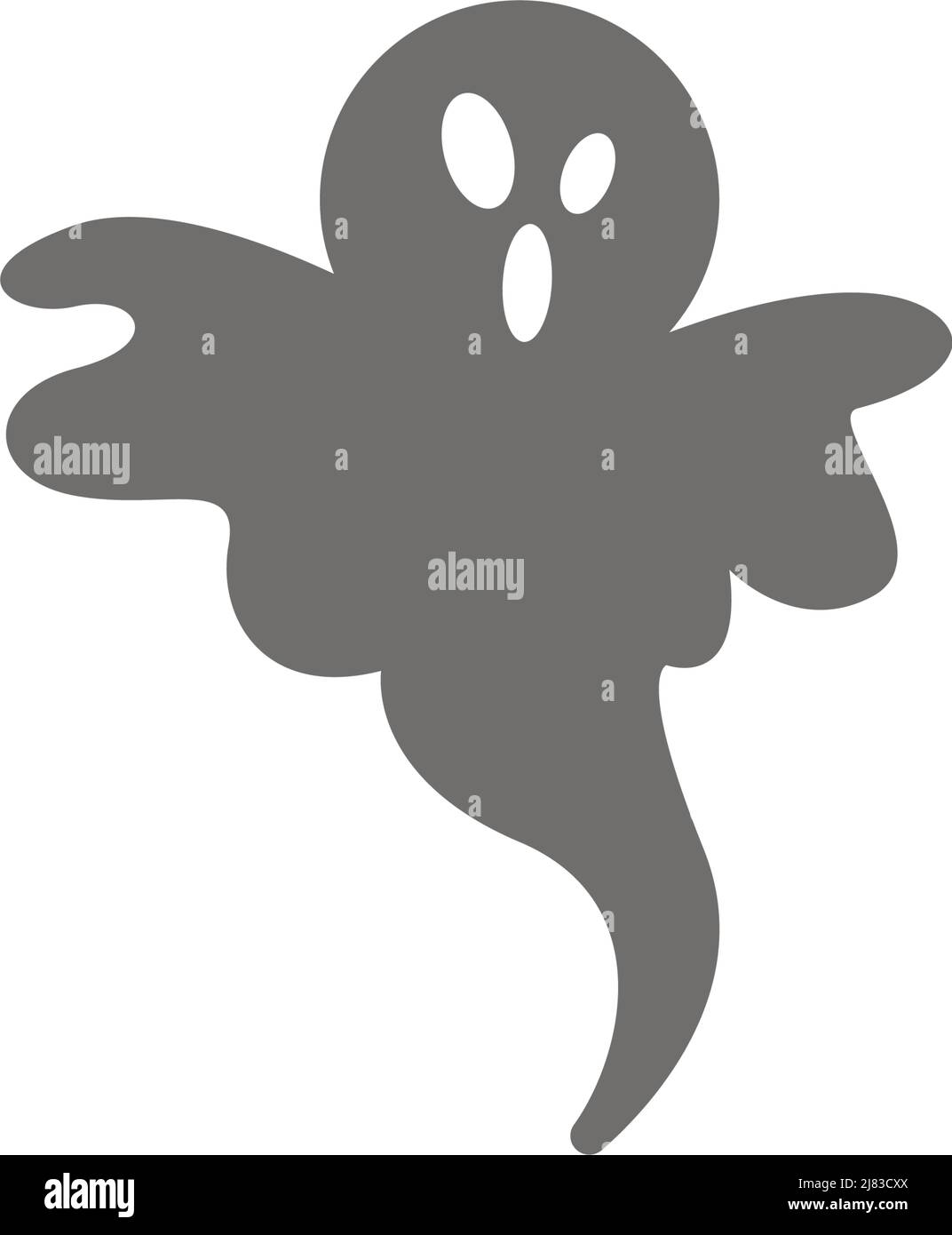 Ghost logo icon design illustration template vector Stock Vector