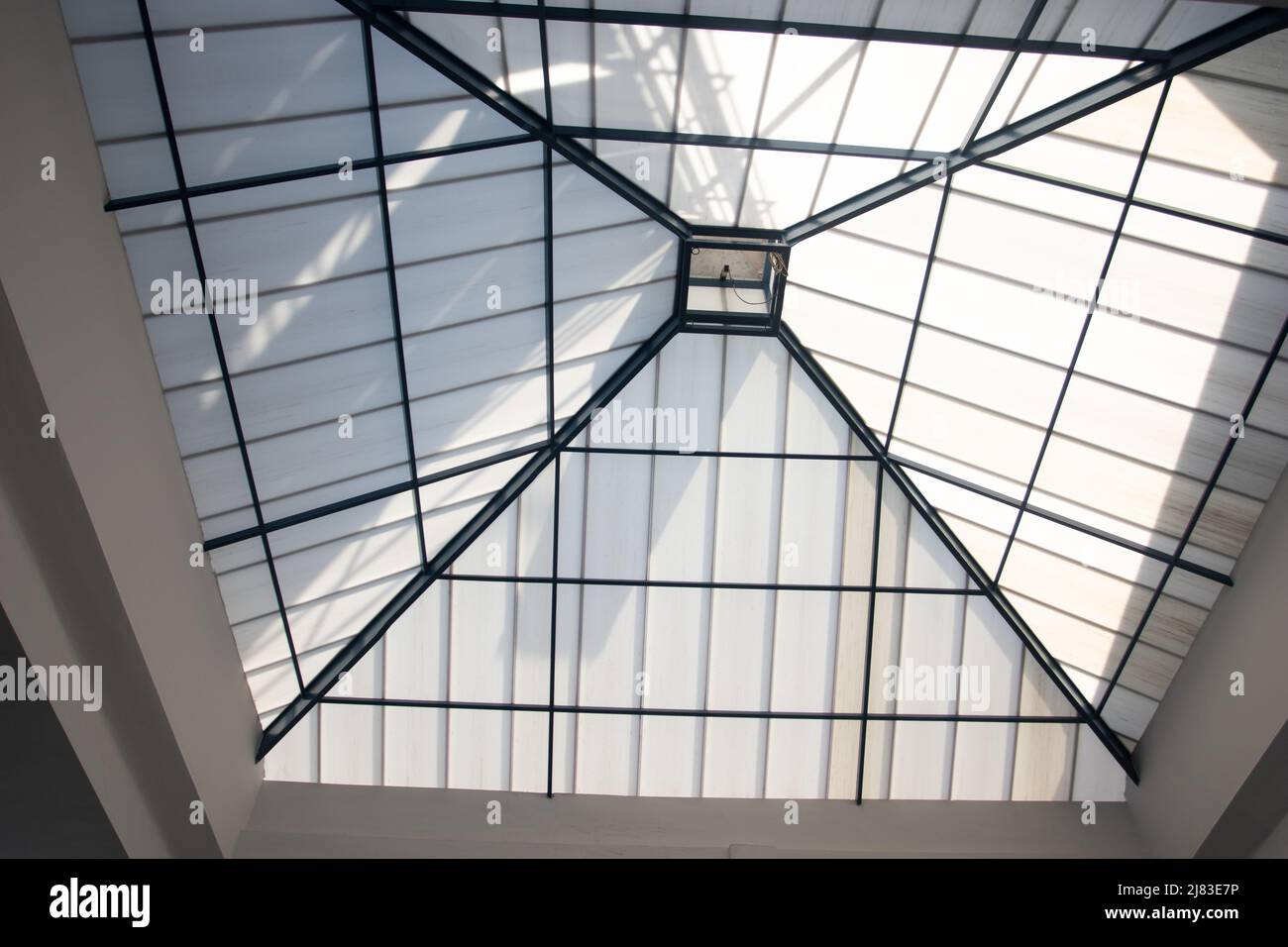 Interior photo of modern building atrium Stock Photo - Alamy