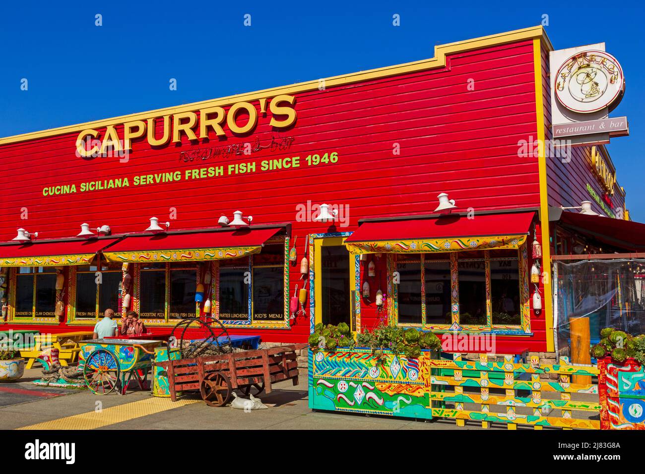 Capurro's Restaurant, Fisherman's Wharf, San Francisco, California, USA  Stock Photo - Alamy