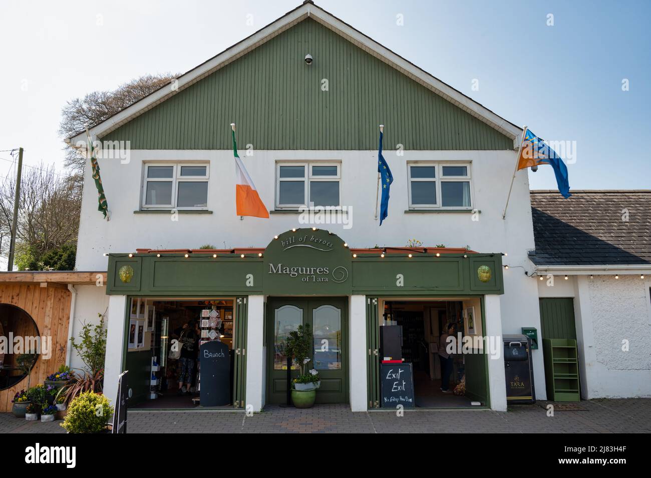 Hill of Tara, Ireland- April 21, 2022: Maguires of Tara  restaurant at Hill of Tara in Ireland Stock Photo