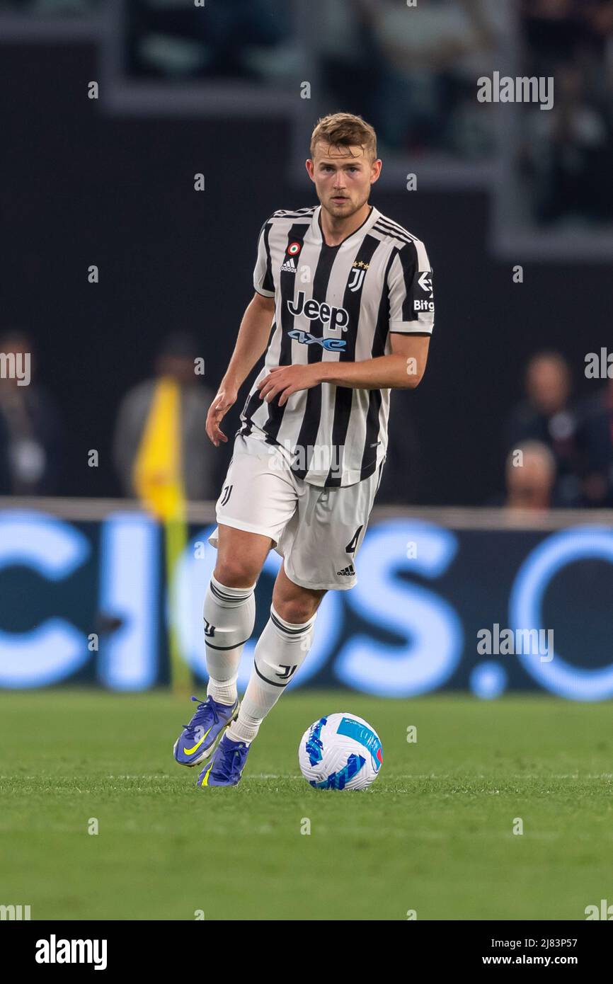 Matthijs de Ligt (Juventus) during the Italian Italy Cup match between Juventus 2-4 Inter at Olimpic Stadium on May 11, 2022 in Roma, Italy. Credit: Maurizio Borsari/AFLO/Alamy Live News Stock Photo