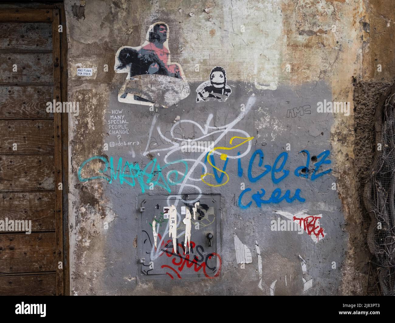 Graffiti, Rome, Lazio, Italy Stock Photo - Alamy