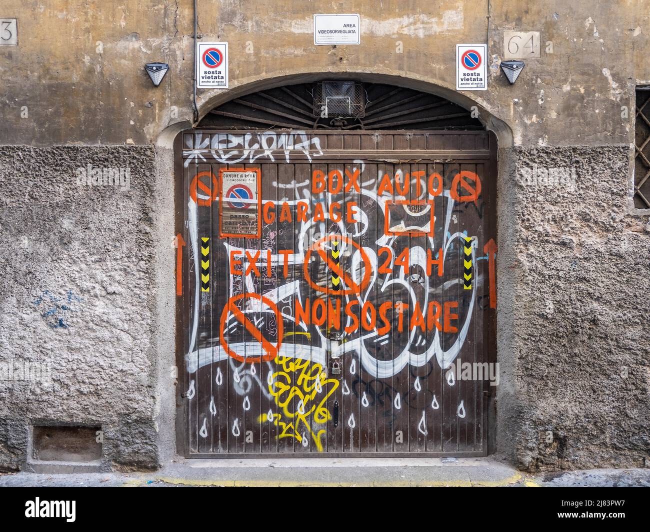 Graffiti, Rome, Lazio, Italy Stock Photo - Alamy