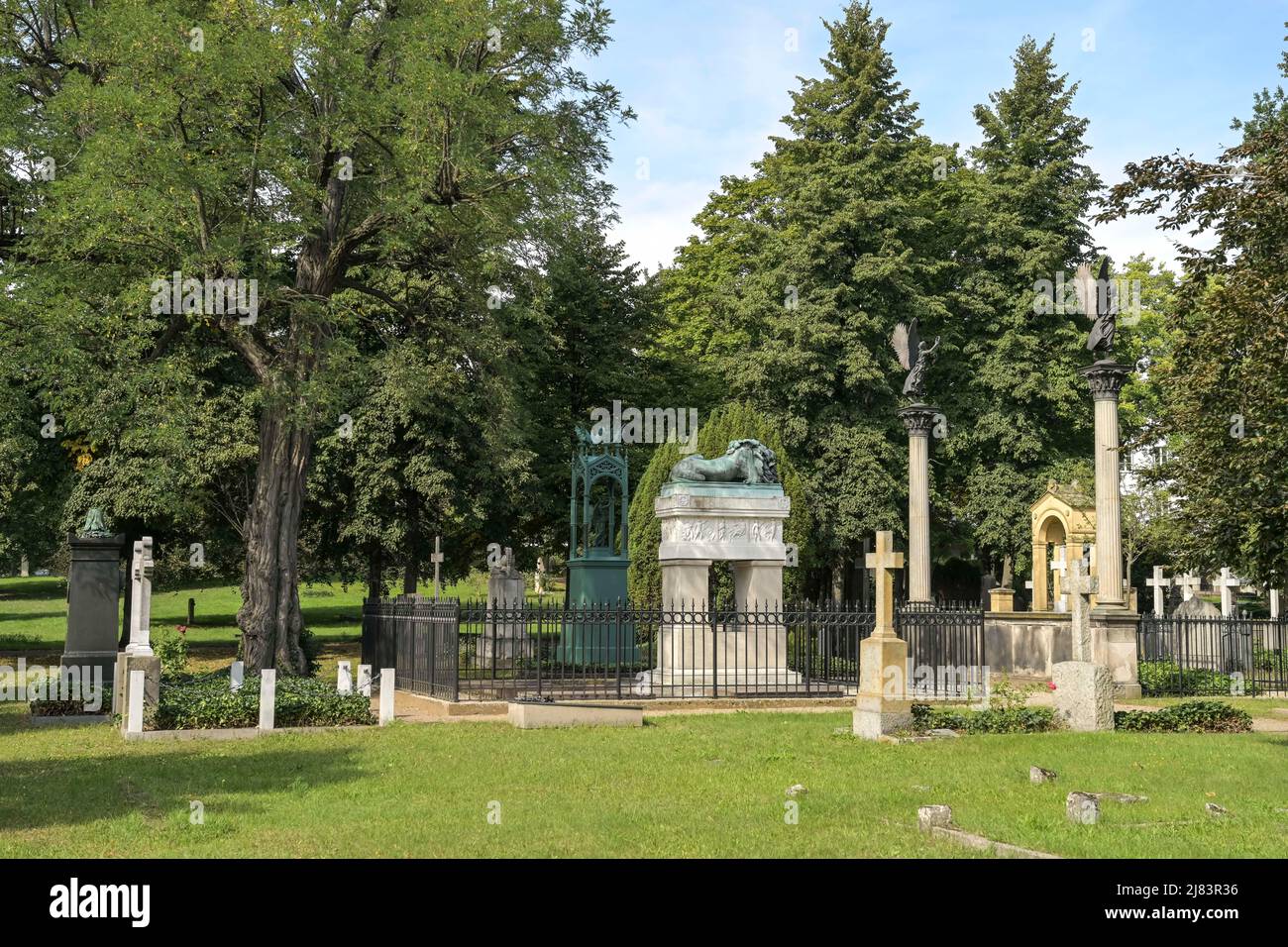 Invalidenfriedhof, Scharnhorststrasse, Mitte, Berlin, Germany Stock Photo