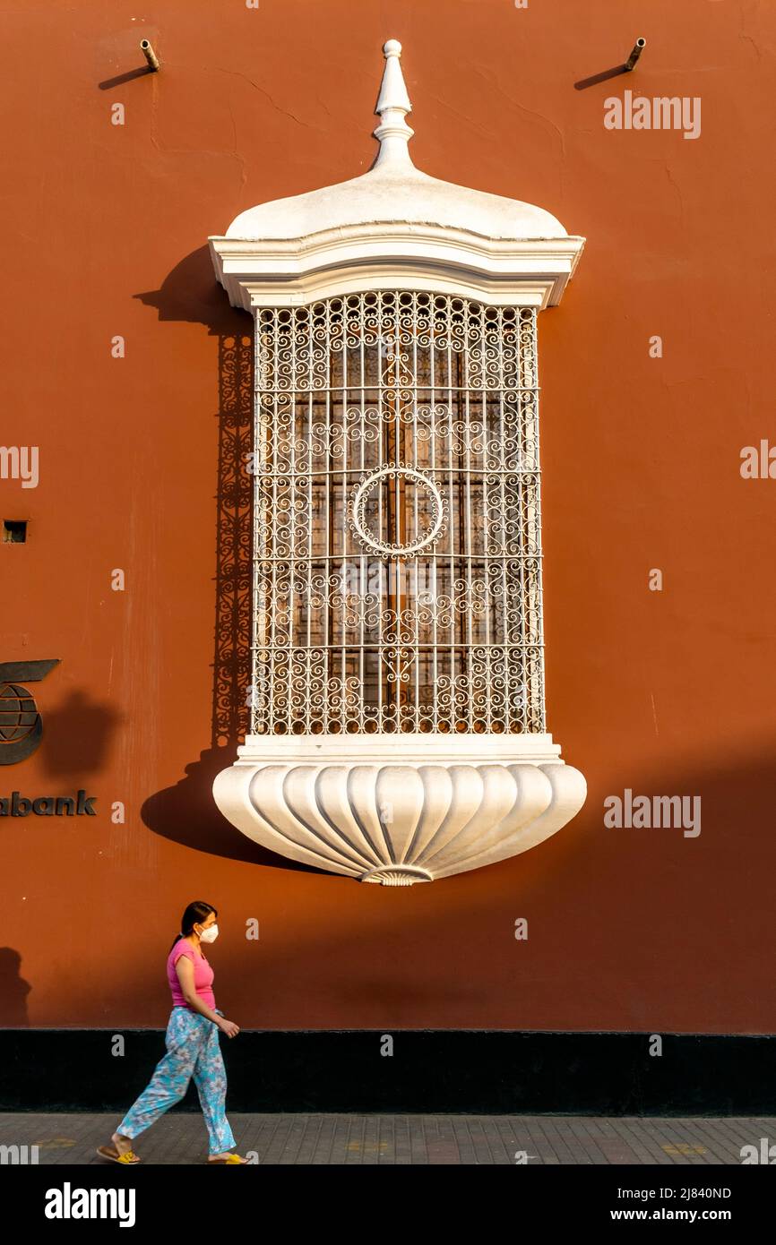 Colourful Buildings near The Plaza De Armas, Trujillo, La Libertad