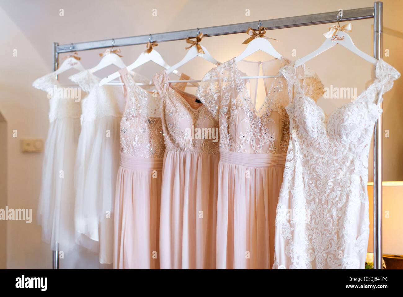 open lace back dress Personalized Wedding Hangers 👰🤵 – Hevit Bridal
